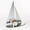 Philippi Regatta Boot mit Teelichthalter Länge 10 cm, Breite 6 cm, Höhe 12 cm