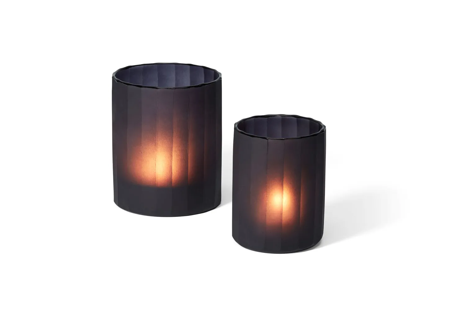 Philippi Twilight Teelichthalter Glas Höhe 12 cm, Ø 10 cm