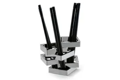 Philippi Zick Zack Stifthalter silber