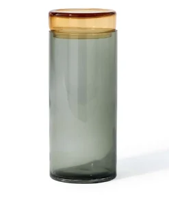 Pols Potten Vorratsbehälter aus Glas mit Deckel chic mix S Ø12 x H30,5 cm