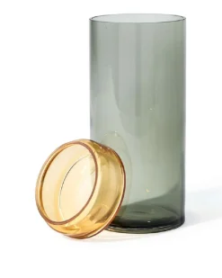 Pols Potten Vorratsbehälter aus Glas mit Deckel chic mix S Ø12 x H30,5 cm