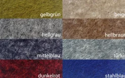 Radloff Filzhocker Cube hellbraun meliert