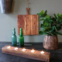 Raw Materials Teelichthalter - Antique 50x7x6 cm