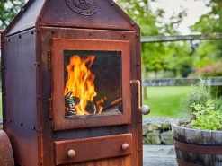 RB73 Terrassenofen Bijuga - Cortenstahl