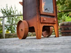 RB73 Terrassenofen Bijuga - Cortenstahl