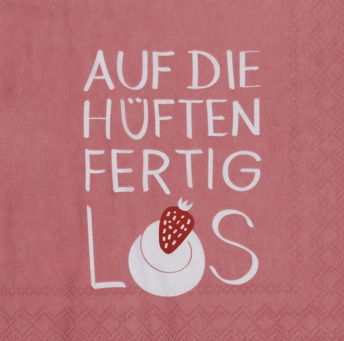 Räder Cocktailserviette - auf die Hüften fertig los