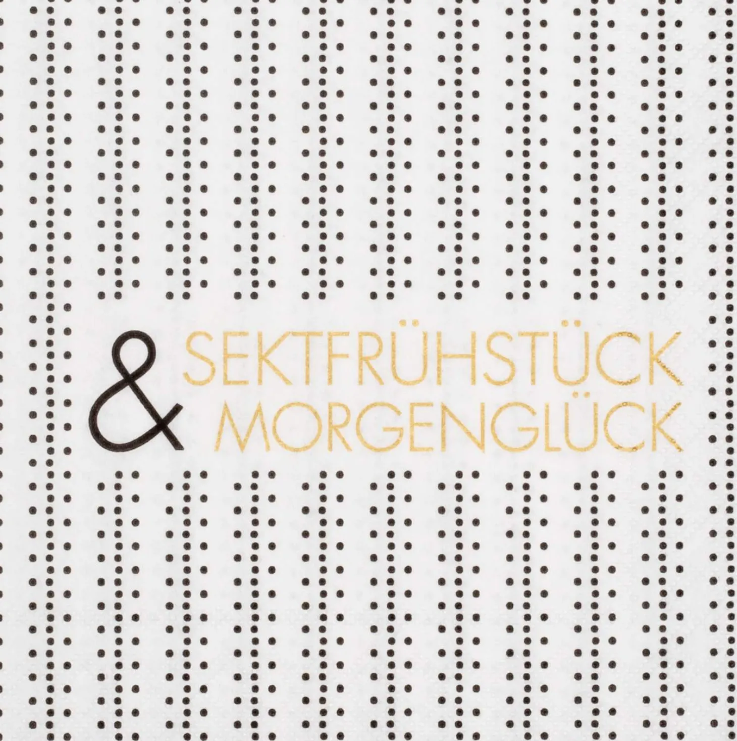 Räder Cocktailserviette "Sektfrühstück" 25 x 25 cm