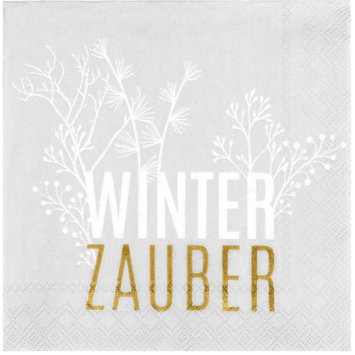 Räder Cocktailserviette "Winterzauber" 25 x 25 cm