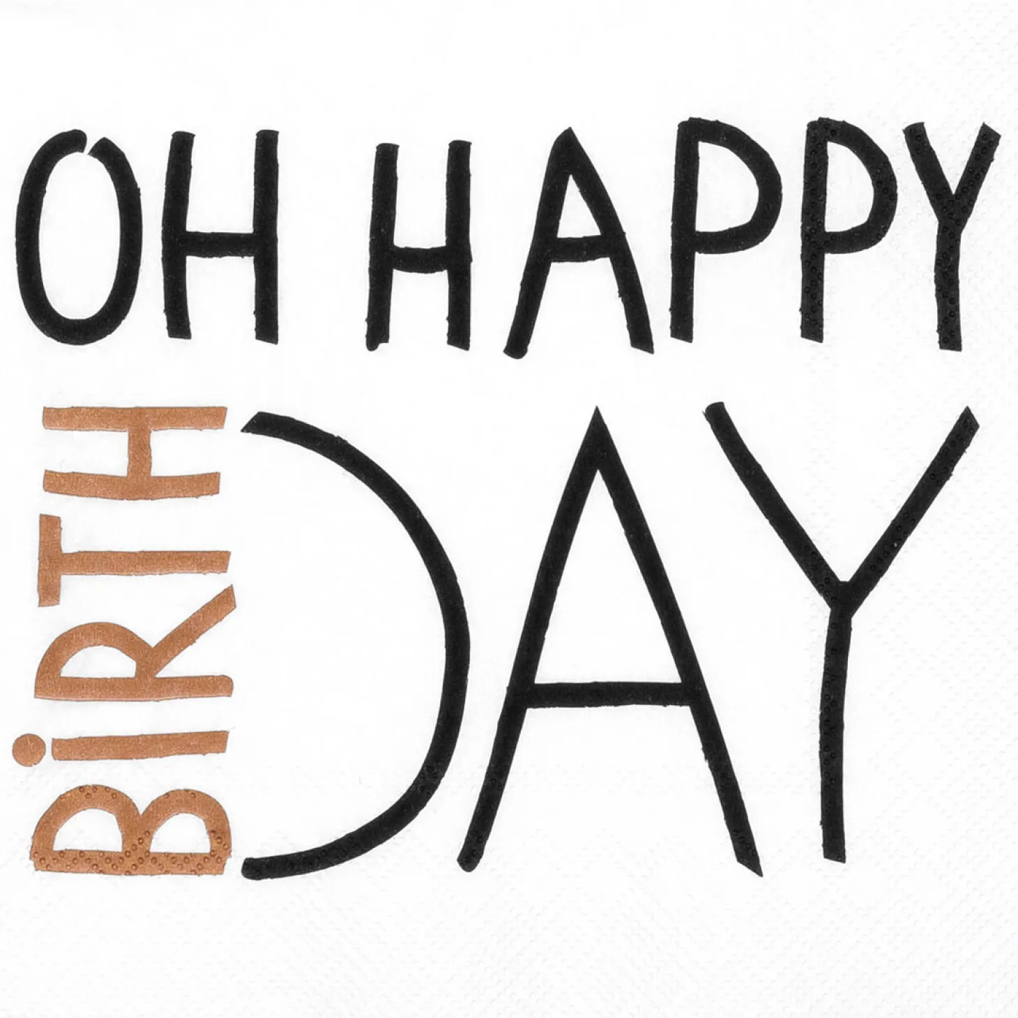 Räder Lunchservietten "Oh Happy Birthday"