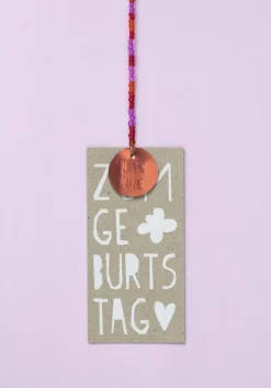 Räder Perlenkarte Alles Gute zum Geburtstag rosa