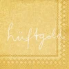 Räder Servietten - Poesie et Table Hüftgold klein