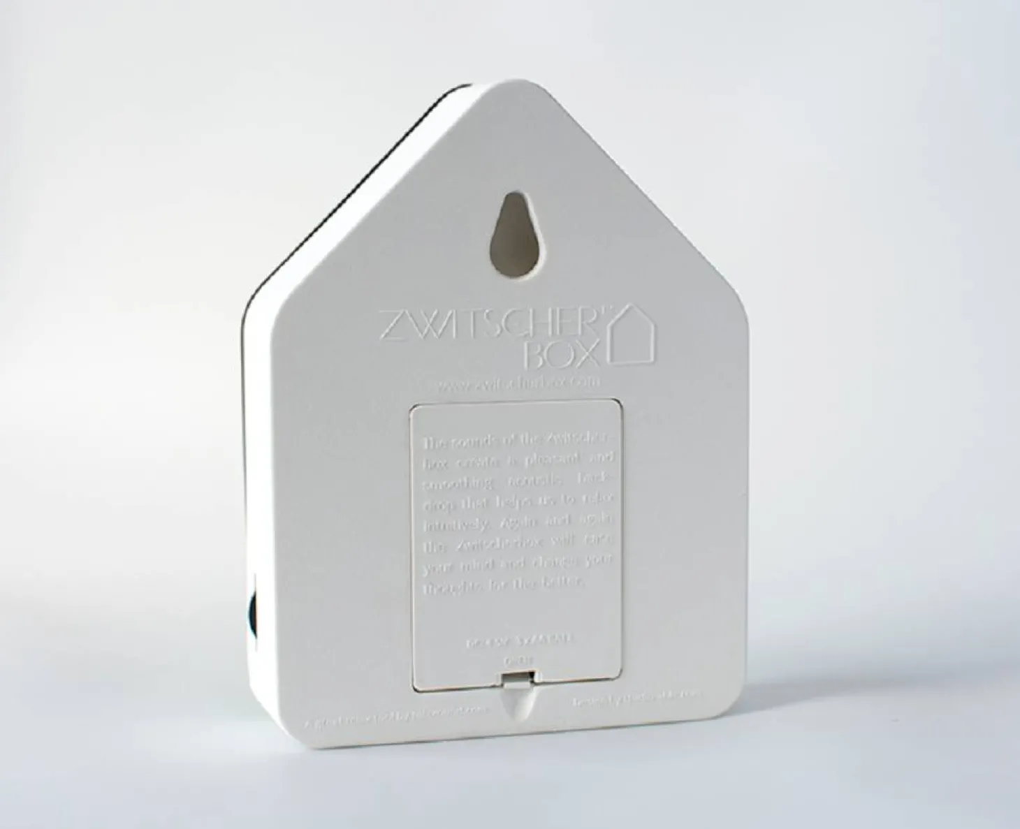 Relaxound Zwitscherbox Holz Kirschholz/Weiß