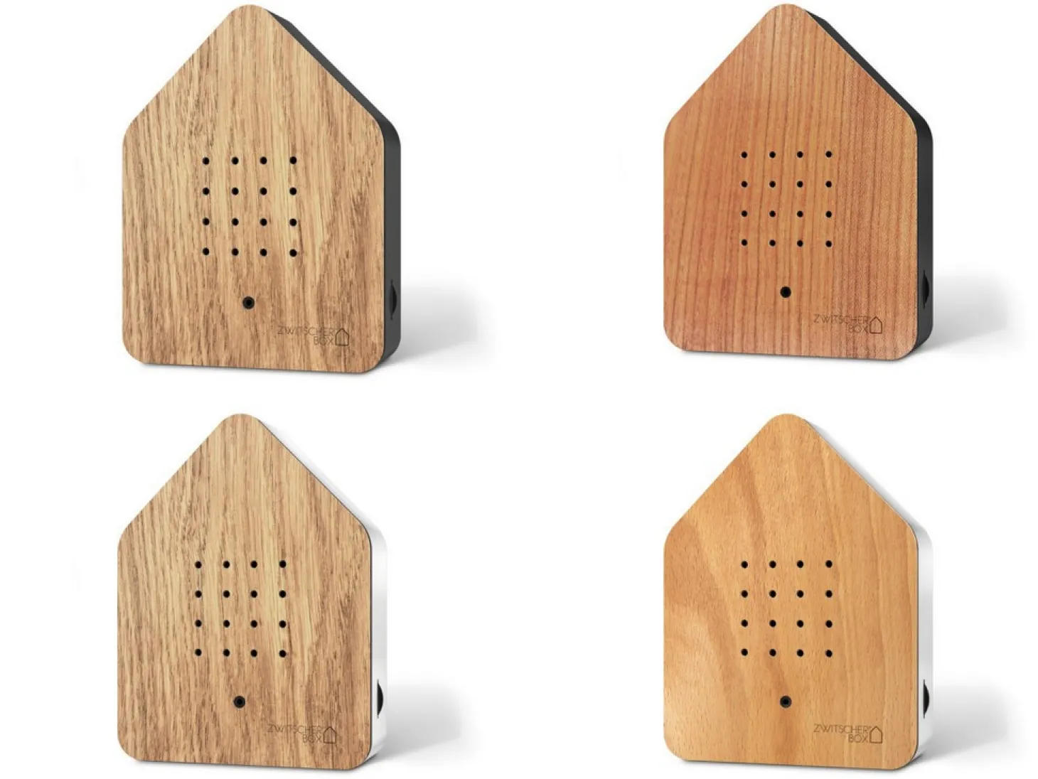 Relaxound Zwitscherbox Holz Kirschholz/Weiß