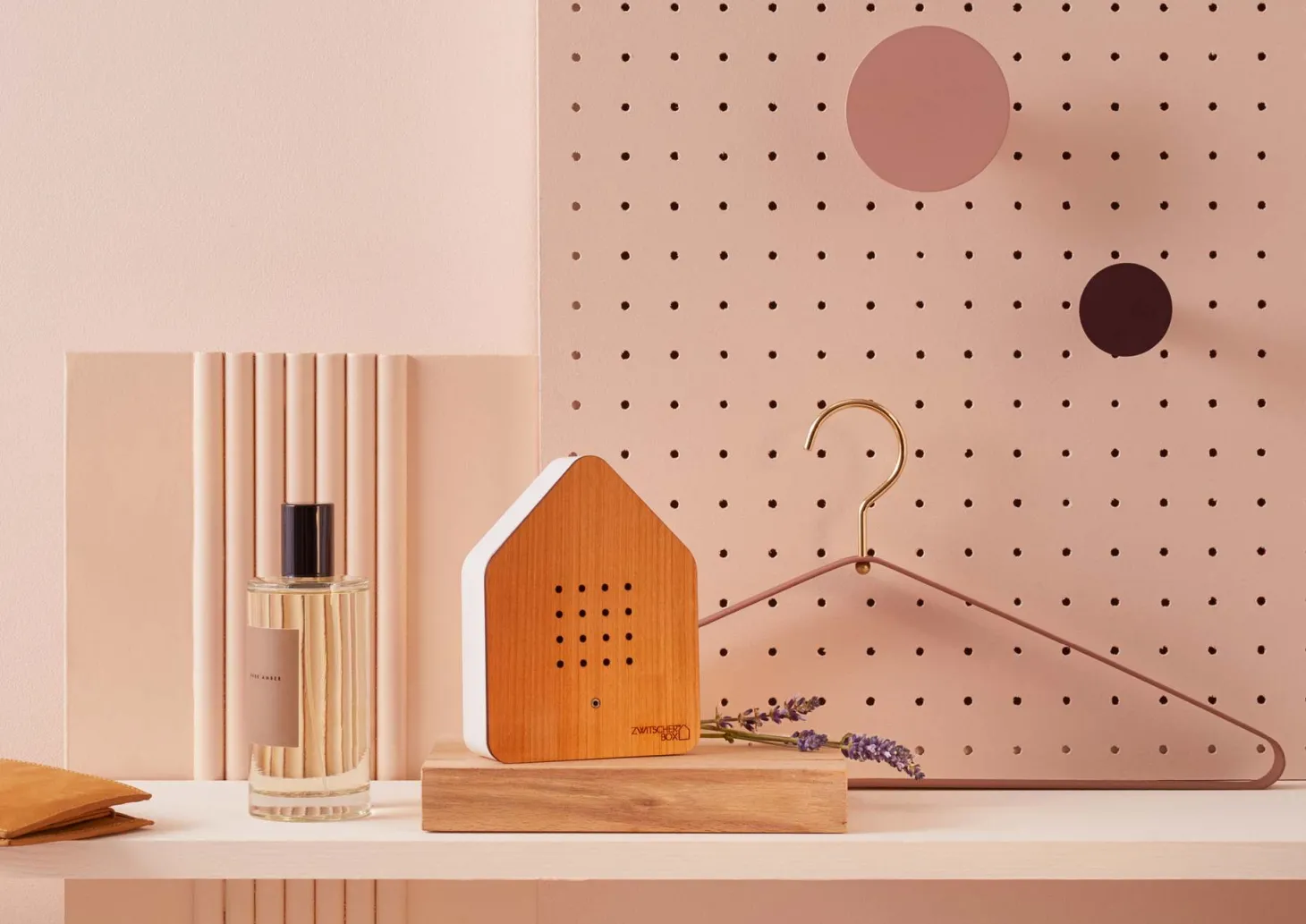 Relaxound Zwitscherbox Holz Kirschholz/Weiß