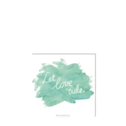 Riverdale Let Love Rule - Servietten Türkis 20 Stk.