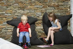 SACKit Outdoor Kindersitzsack SQUAREit Cobana Junior Hellgrau