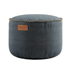 SACKit RETROit Canvas Sitzsack Sparset – Loungsessel und Hocker (Indoor) petrol