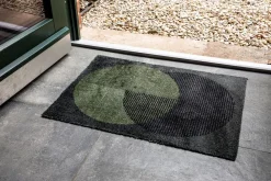 Schöner Wohnen Manhattan Fußmatte Circle olivgrün 50x70 cm