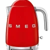 Smeg Vintage Wasserkocher 1,7 l Rot