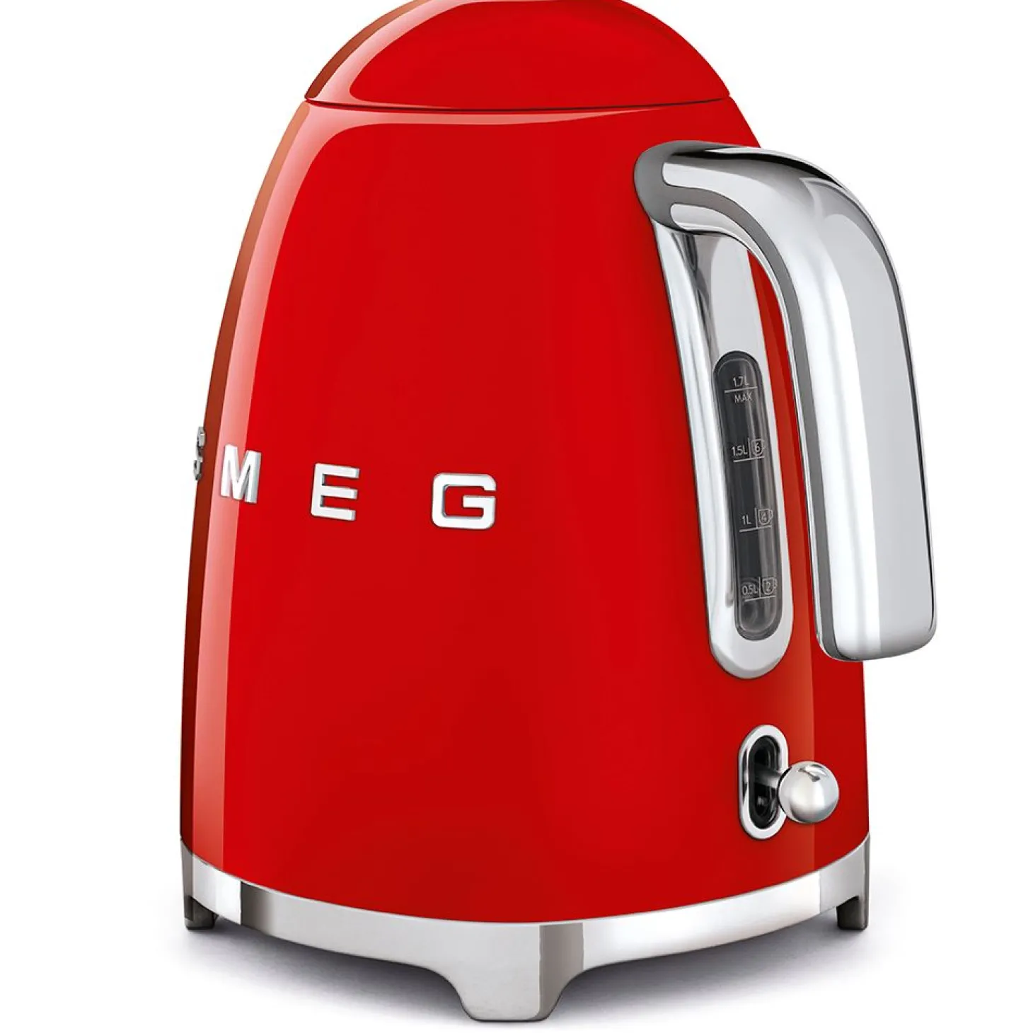 Smeg Vintage Wasserkocher 1,7 l Rot