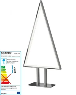 Sompex Designleuchte LED Weihnachtsbaum Pine H 100 cm Alu