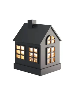 Sompex GLAMOR HOUSE - Dekoleuchte Schwarz 16 cm