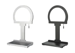 Sompex Tischleuchte Steve inkl. kabellose Ladestation alu