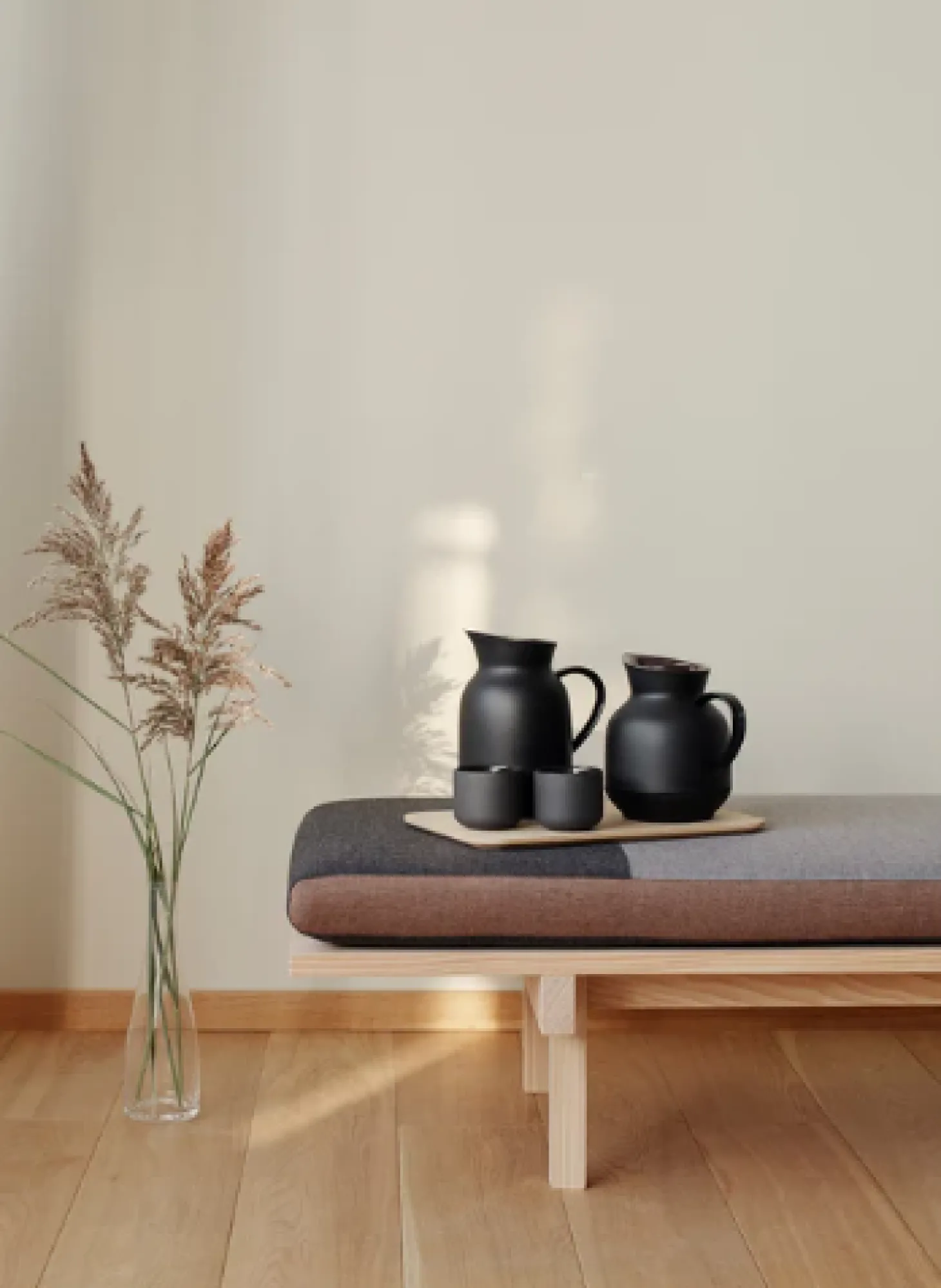 Stelton Amphora Isolierkanne 1l soft black