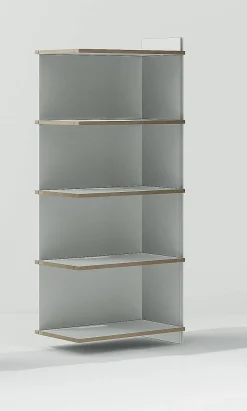 Tojo Mehrfach Regalelement Vierfach Anbaumodul