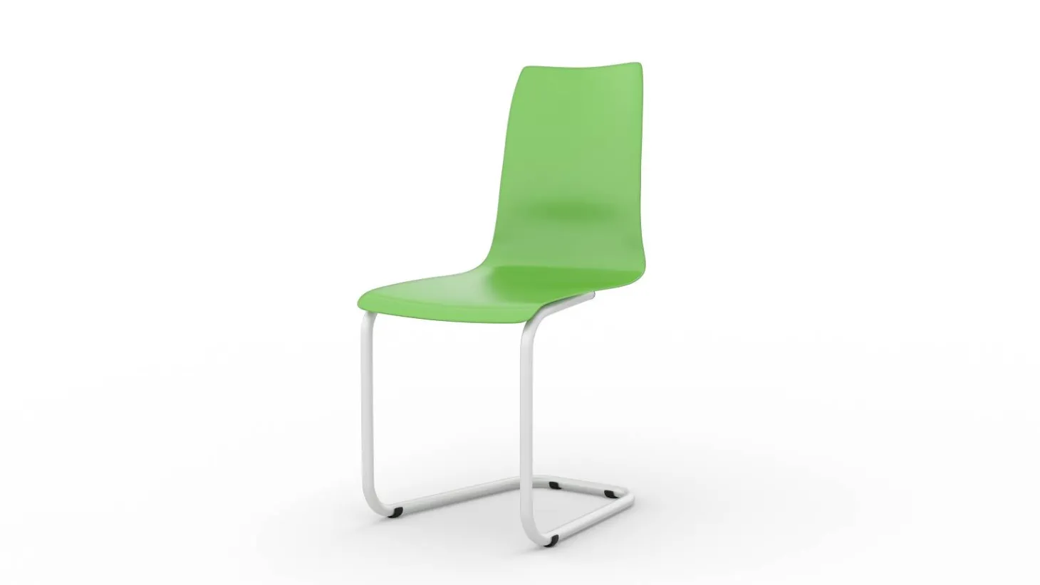 Tojo Stuhl Freischwinger Leuchtgrün