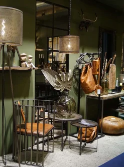 Trademark Living Bodenvase Joy Ø33 x h40 cm Rauchfarbig