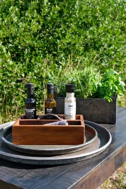 Trademark Living Eisentablett, Ø55 cm