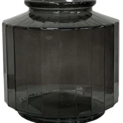 Trademark Living Glasvase The Edge Ø23 x h22 cm Grau