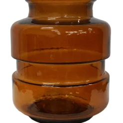 Trademark Living Glasvase Noel Dunkelbrauner Bernstein