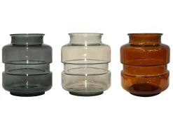 Trademark Living Glasvase Noel Dunkelbrauner Bernstein