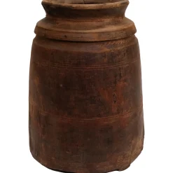 Trademark Living Große Holzvase, natur