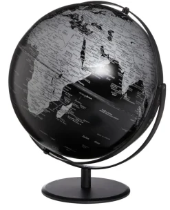 TROIKA Globus Saturn silber, matt