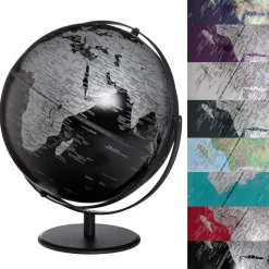 TROIKA Globus Saturn silber, matt