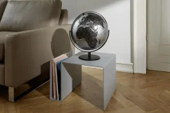TROIKA Globus Saturn silber, matt