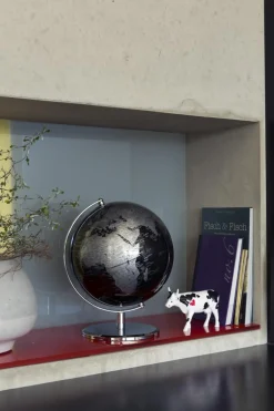 TROIKA Tischglobus Silverplanet