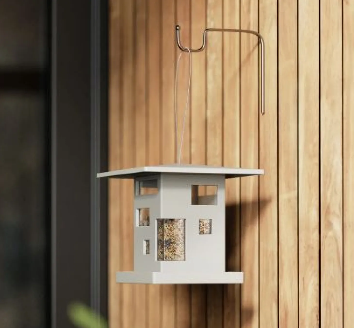 Umbra Graues Vogelhaus Bird Cafe