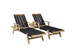 Venture Design Little John Holz-Sonnenliege Teak