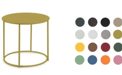 vermobil Beistelltisch Daisy Ø 60 cm antik grau AG