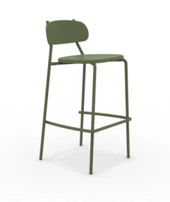 vermobil Fox Outdoor Barstuhl mit Rückenlehne mintgrün ME