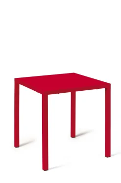 vermobil Gartentisch Quatris 70x70x75 cm rot