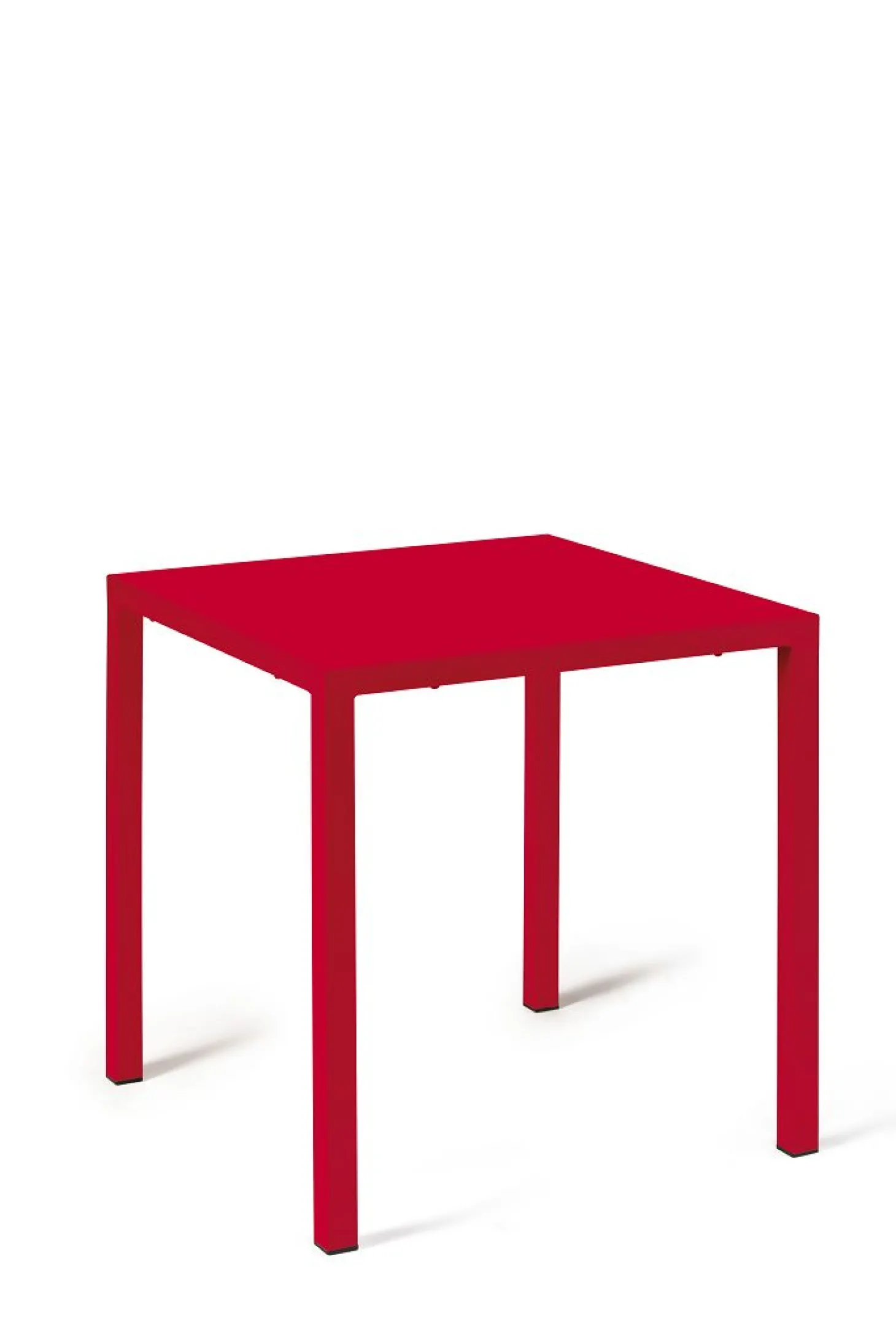 vermobil Gartentisch Quatris 70x70x75 cm rot