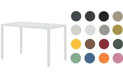 vermobil Gartentisch Quatris 120x70x75 cm antik grau