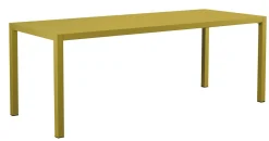 vermobil Großer Esstisch Quatris 200x80x75 cm curry