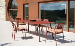 vermobil Großer Gartentisch Verdea 220 cm Hellgrau