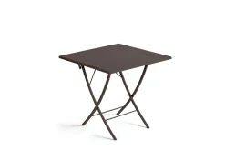 vermobil Kleiner Gartentisch Vegas 80x80 cm cm bronze